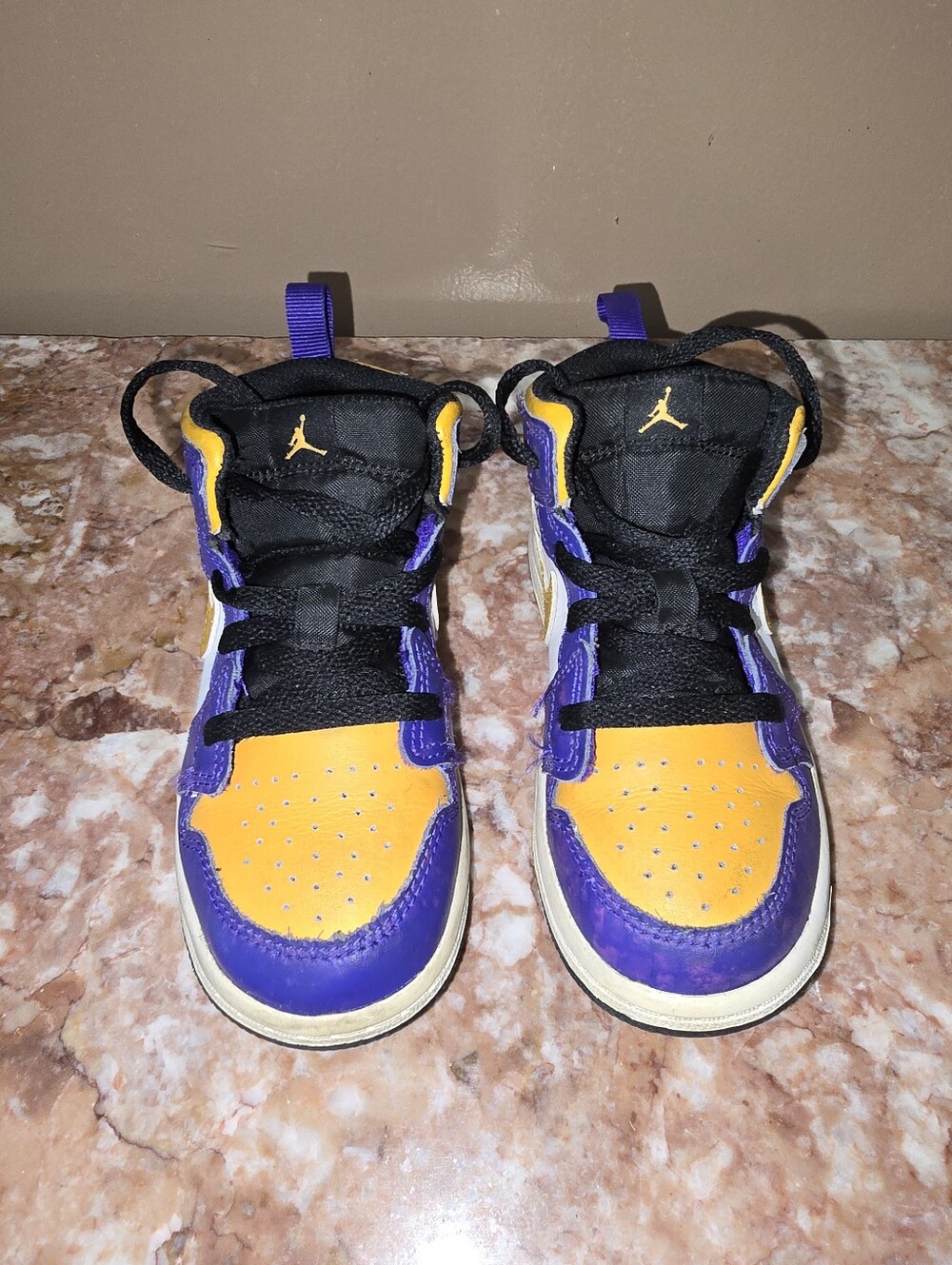 Air Jordan "Lakers" Toddler Sneakers Size 9C